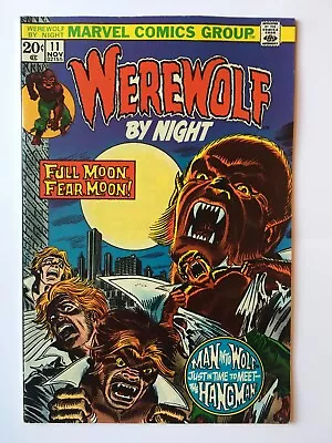Buy Werewolf By Night #11 VFN+ (8.5) MARVEL ( Vol 1 1973) 1st App Hangman • 32£
