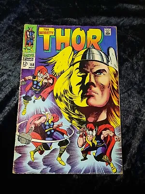 Buy Thor #158 1968 Marvel Origin Retold • 18.99£