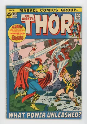 Buy Thor 193 Special Issue, Above Average Shape, Silver Surfer, Loki To Wed Sif • 38.92£