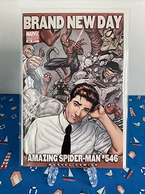 Buy Amazing Spider-Man #546 - Brand New Day - Comic 2nd Print Variant NM • 9.99£