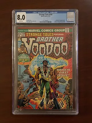Buy Strange Tales #169 CGC 8.0 (Marvel Comics 1973) 1st Brother Voodoo Bronze Age VF • 473.57£