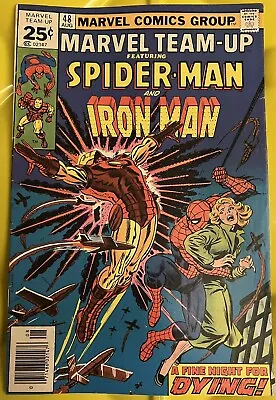Buy 1976 Marvel Team-Up #48 Spider-Man And Iron Man Cond. VF • 8.55£