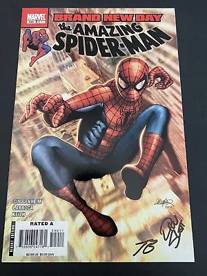 Buy Amazing Spider-Man 549, Signed X 2: Dan Slott & Tom Brennan. Brand New Day 2007 • 19.99£