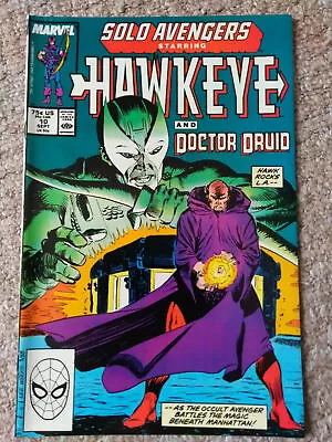 Buy SOLO AVENGERS # 10 (1987) MARVEL COMICS (VFN Condition) Hawkeye • 2.55£