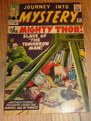 Buy Journey Into Mystery #102 Thor Key 1st Balder,hela, Lady Sif Fine- 1964 Kirby • 174.53£