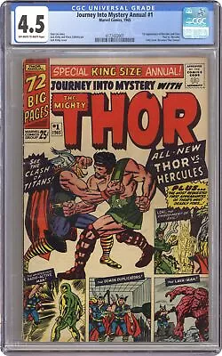 Buy Thor Journey Into Mystery #1 CGC 4.5 1965 4172432001 1st App. Hercules • 166.03£