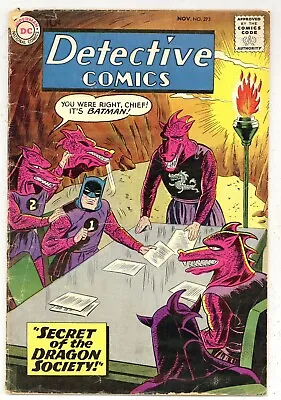 Buy Detective Comics 273 J'onn J'onzz Martian Manhunter I.d. Revealed! 1959 DC P592 • 55.43£