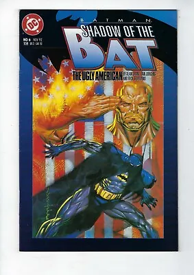Buy BATMAN: SHADOW OF THE BAT # 6 (The UGLY AMERICAN, Nov 1992), VF • 2.50£