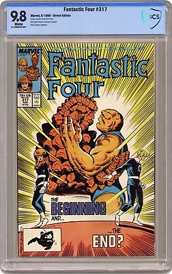 Buy Fantastic Four #317 CBCS 9.8 1988 21-289C433-007 • 67.99£