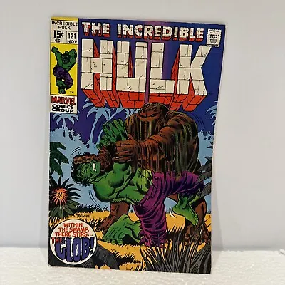 Buy Incredible Hulk #121 7.0 // 1st Appearance & Death Of The Glob Marvel 1969 • 35.78£