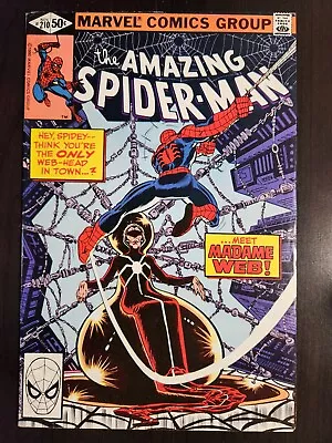 Buy Amazing Spider-Man #210 1st APP Madame Web (Cassandra Webb) 1980 F/VF Direct Ed • 59.29£
