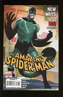 Buy Amazing Spider-man #572, NM 9.4, 2nd Print Cover Variant • 37.21£
