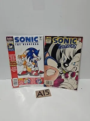 Buy Lot Of 2 Sonis The Hedgehog  Comic's No 46.. And No 119. By Archie Adventure Ser • 15.99£