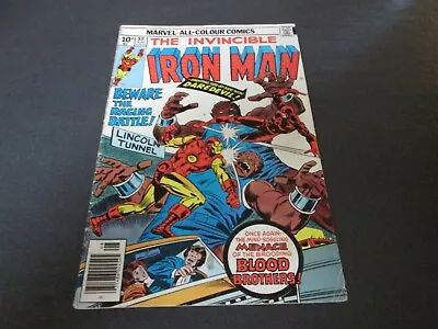 Buy Marvel Comic Iron Man No 89 Vol 1 Aug 1976 • 9.95£