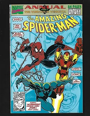 Buy Amazing Spider-Man Annual #25 VF+ Black Panther Iron Man Ultron 1st Solo Venom • 5.63£