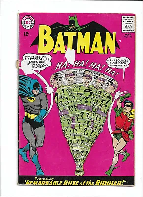 Buy Batman #171 [1965 Gd] 1st Silver-age Riddler! • 375.53£
