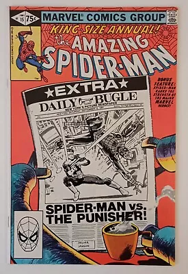 Buy Amazing Spider-Man Annual #15 (Punisher Vs. Spider -Man!) 1981 Frank Miller 1980 • 11.81£