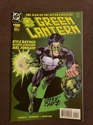 Buy 1998 DC Comics Green Lantern #100 Signed By Darryl Banks, High Grade, Double Cvr • 18.39£