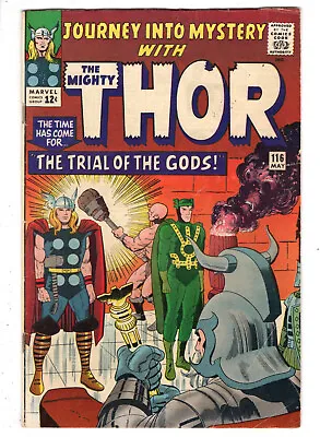 Buy Journey Into Mystery #116 (1965) - Grade 5.0 - 1st App Ringa & Hymir - Thor! • 72.39£