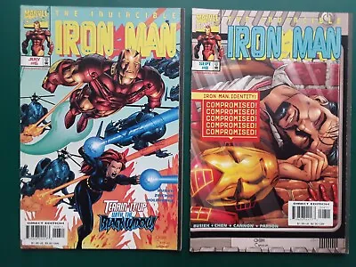 Buy The Invincible Iron Man 6, 8 ( Black Widow, Whiplash ) Volume 3 1998 • 3£