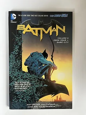 Buy Batman Vol 5 Zero Year - Dark City  | The New 52 | Snyder & Capullo TPB • 5.99£
