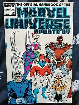 Buy The Official Handbook Of The Marvel Universe Update '89 #1, 2, 4, 5. High Grade • 10£