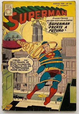 Buy Superman Usa N° 128 Superhombre Muchnik 305 Argentina 1959 • 31.62£