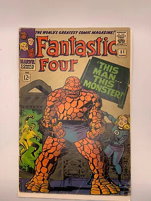 Buy Fantastic Four #51 1966 Marvel Comics • 31.51£