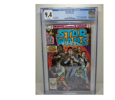 Buy Marvel Comics Star Wars #70 April 1983 CGC 9.4 White • 122.73£