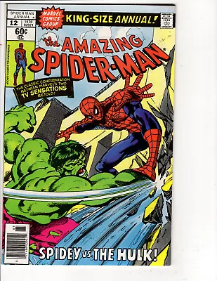 Buy The Amazing Spider-man #12 (Spidey Vs The Hulk) KING SIZE ANNUAL EDITION 1978 • 52.70£