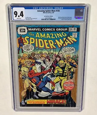 Buy Amazing Spider-Man #156 (30 Cent Price Variant) CGC 9.4 KEY! 1976 Marvel Comics • 499.70£