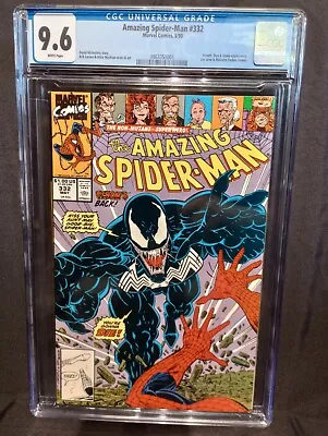 Buy Amazing Spider-Man #332 (5/90, Marvel) CGC 9.6 Appearance By Venom, Styx & Stone • 70.41£