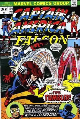 Buy Marvel Comics Captain America Vol 1 #169A 1974 5.0 VG/FN 🔑 • 16.85£