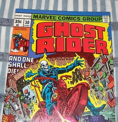 Buy Rare Double Cover Ghost Rider #30 Doctor Strange From June 1978 In NM- (9.2) • 134.47£