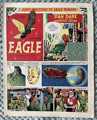Buy Eagle Comic - Vol 4 No 38, 24th December 1953. Dan Dare. Christmas Edition • 7.95£
