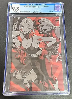 Buy Harley Quinn Black+White+Redder #1 2023 Artgerm FOIL CGC Graded 9.8 Comic Book • 50.72£