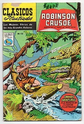 Buy CLASICOS ILUSTRADOS #M-13 Robinson Crusoe, La Prensa Mexican Comic 1984 • 5.56£