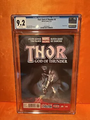 Buy Thor God Of Thunder #6  CGC 9.2 GORR Origin! Knull Marvel Graded Comic 2013 • 47.29£