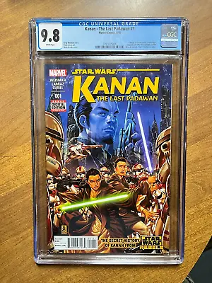 Buy KANAN THE LAST PADAWAN #1! CGC 9.8 WP! Marvel Comics STAR WARS! WOW! RARE! • 100.31£