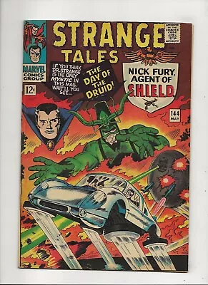 Buy Strange Tales #144 (1966) 1st App Jasper Sitwell VF- 7.5 • 23.32£