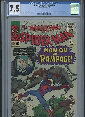 Buy Amazing Spider-Man #32 1966 CGC 7.5 • 197.09£