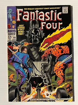 Buy Fantastic Four #80 1968 - 1st Appearance Living Totem • 43.55£