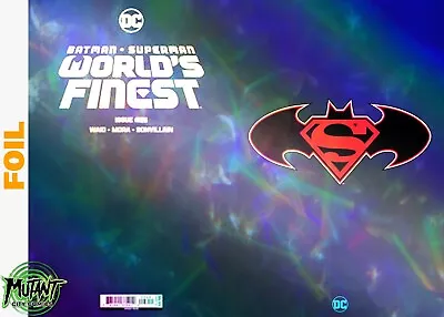 Buy 🦇 Batman Superman Worlds Finest #26 Cvr E Logo 🌟foil🌟 Var *4/17/24 Presale • 5.45£
