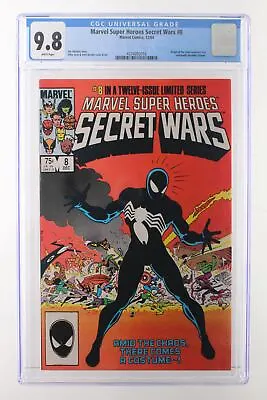 Buy Marvel Super Heroes Secret Wars #8 - Marvel Comics 1984 CGC 9.8 Origin Symbiote • 417.04£