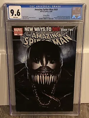 Buy Amazing Spider-Man #569 Marvel Comics Variant Edition CGC 9.6 2008 • 71.15£