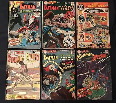 Buy THE BRAVE AND THE BOLD (Batman, Neal Adams) Lot Of 6: #45,71,73,79,81...Avg VG • 48.19£