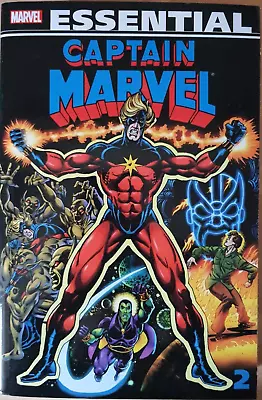 Buy Marvel Essential Captain Marvel Volume 2 TPB Paperback Graphic Novel • 24.99£