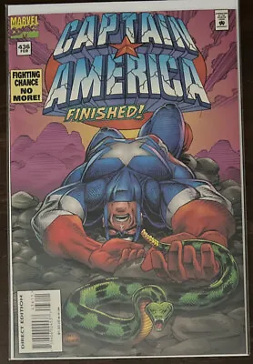 Buy Captain America #436 VF/NM 9.0 MARVEL COMICS 1995 FIGHTING CHANCE NO MORE • 1.58£