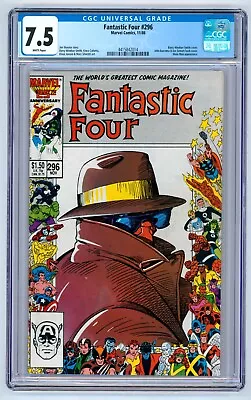 Buy Fantastic Four #296 CGC 7.5 (1986) - Marvel 25th Anniversary Cover - Thing • 15.95£