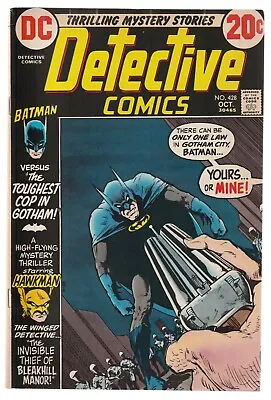 Buy DETECTIVE COMICS #428 Batman DC Bronze Age Comic 20 Cent 1973 FN+ • 11.81£